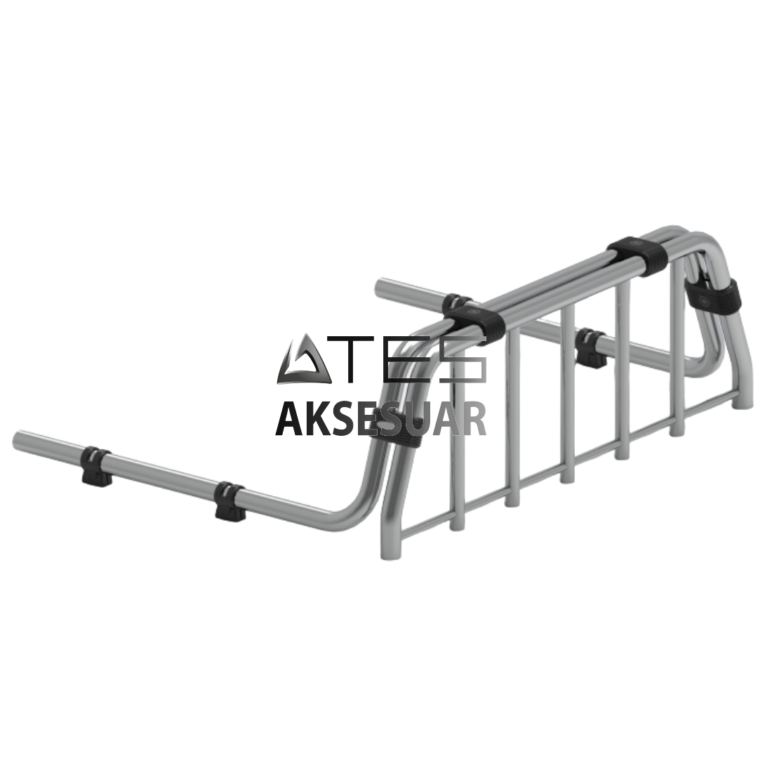 19-4.png MITSUBISHI L 200 2019+ VİLLAGE MASTER Pickup Boru Tip Rollbar - Görsel 1