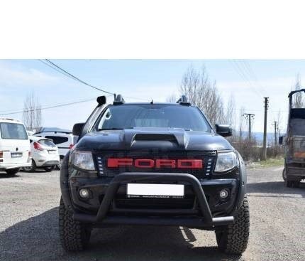 FORD RANGER (2015 SONRASI) ÖN KORUMA SİYAH Ø76 mm