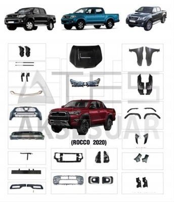 TOYOTA HILUX VIGO(2004-2015) 2021 ROCCO BODY KIT - FULL SET
