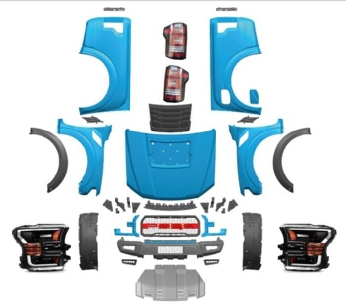 frrf150-pnj-1.jpeg RANGER IÇIN UYUMLU F150 RAPTOR DÖNÜSÜM FULL - PANJUR - Görsel 1