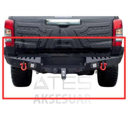 Mitsubishi L200 Arka Çelik Tampon