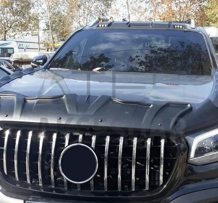 Mercedes X-Class Dragon Ön Kaput Rüzgarlığı 3 Parça 2017 ve Sonrası