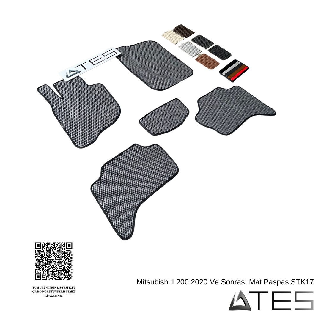 mitsubishi-l200-2020-ve-sonrasi-mat-paspas-stk17.png Mitsubishi L200 2020 ve Üzeri Mat Paspas - Görsel 1