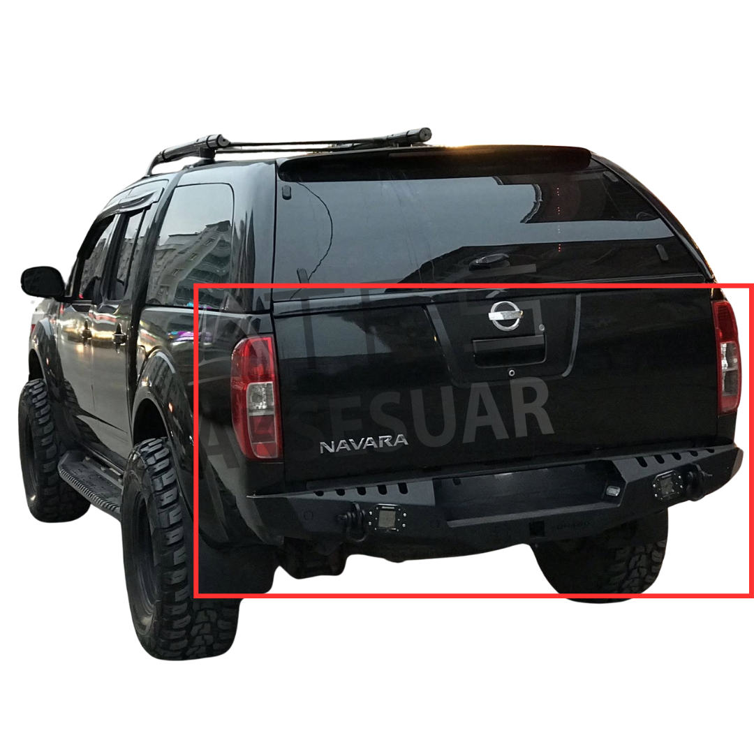 nissan-navara-arka-tampon.png Nissan Navara Arka Metal Tampon - Görsel 1