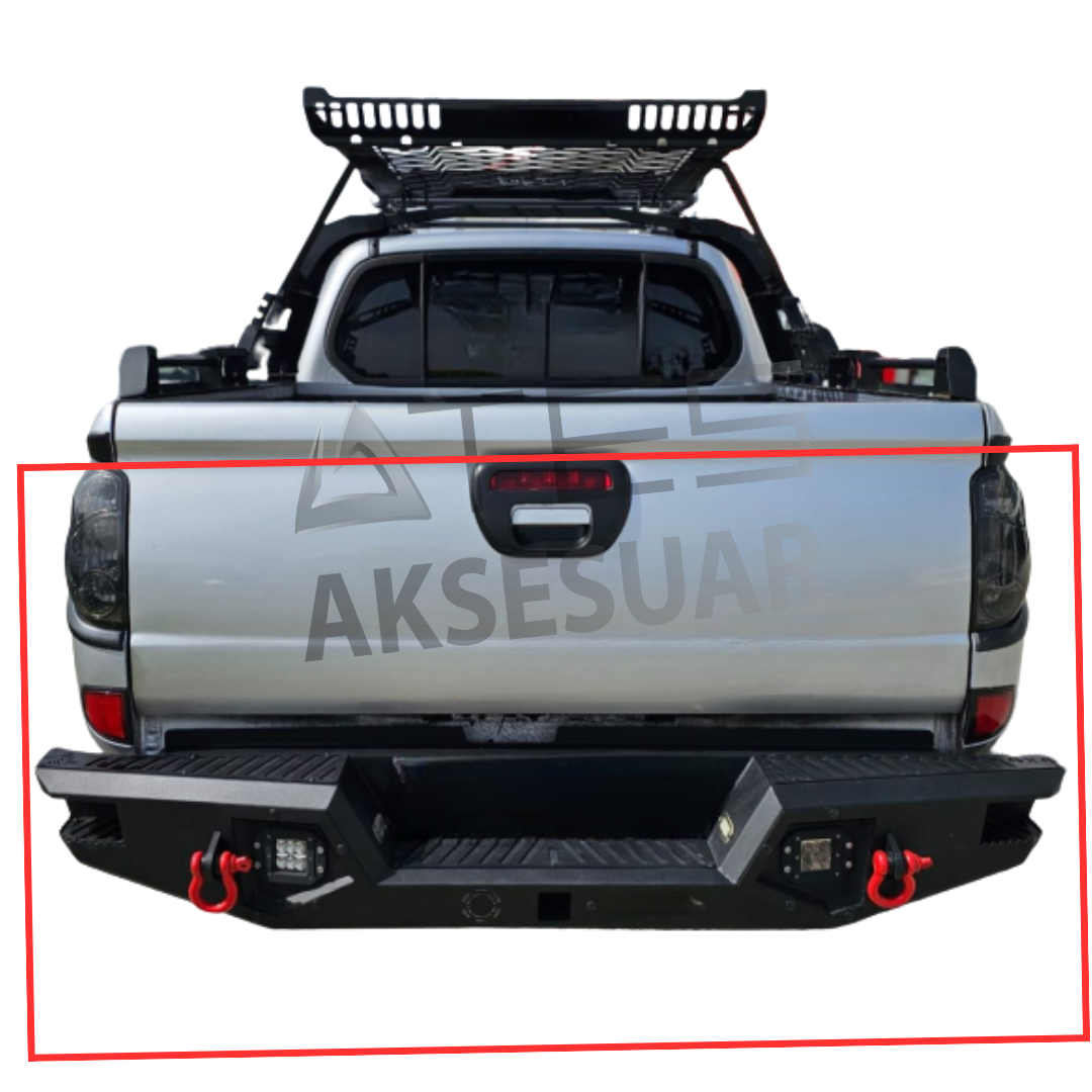 nissan-qashqai-2010-arka-tampon-koruma.png Mitsubishi L200 Arka Tampon Çelik 2007-2014 - Görsel 1