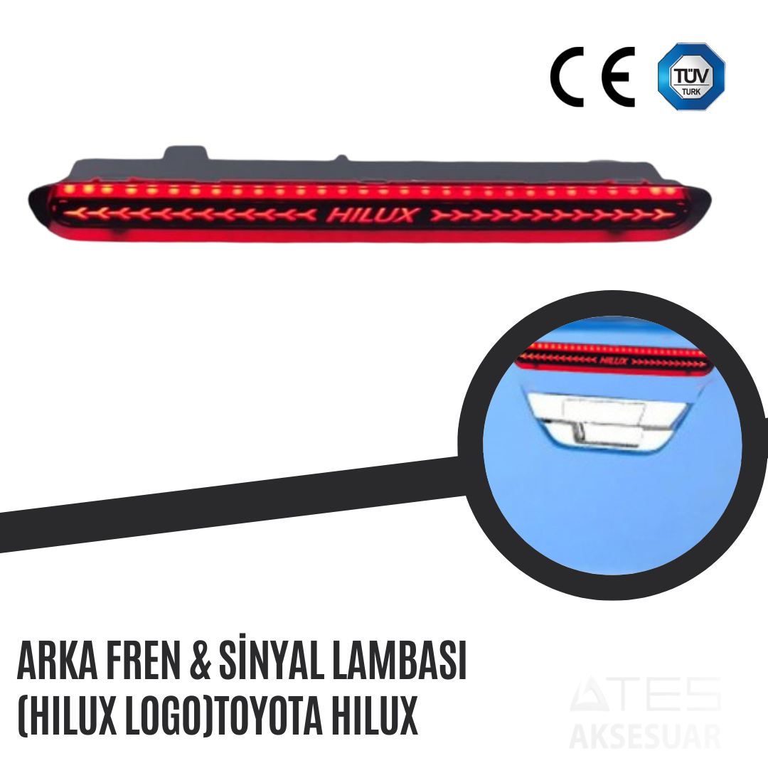 stop-lamba-seti-siyah-ledli-ford-ranger-ates-aksesuar-43.png Arka Fren & Sinyal Lambası (Hilux Logo) Toyota Hilux - Görsel 1