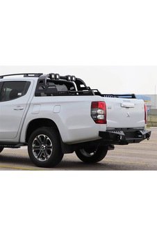 IMG-1765992578241849799.jpg Mitsubishi L200 2007Üzeri Işıklı Sepetsiz Rollbar Aqm-X10 - Görsel 1