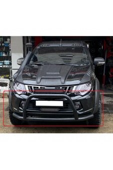 Mitsubishi L200 2015-2018 Strom Ön Koruma Siyah Pst15 Aqm