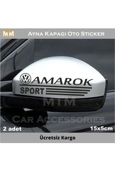 Volkswagen Amarok Ayna Kapağı Oto Sticker (2 Adet) (282319749)