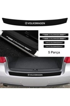 IMG-3039105448532630277.jpg Volkswagen Amarok Bağaj ve Kapı Eşiği Karbon Sticker (SET) - Görsel 1