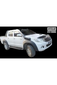 Toyota Hilux 2006 2015 Dodik Kaplama Seti Mat Siyah 4 Parça