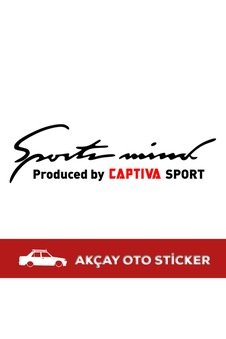 Sport Mind Captiva Sticker Captiva Sport Sticker Araba Sticker