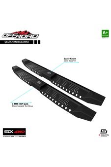 IMG-6107756272177167480.jpg S-Dizayn SDX 4WD Off Road VW Amarok Çelik Yan Basamak 205 Cm V2 2 - Görsel 1