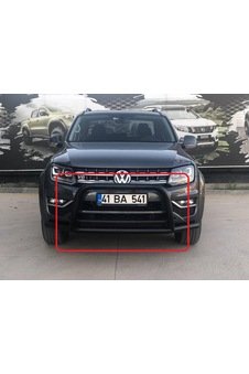 IMG-6319199689599181598.jpg Volkswagen Amarok Dinamic Siyah Ön Koruma 2012 2017 Arp Aqm - Görsel 1
