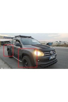 IMG-6470946095730049601.jpg Vw Volkswagen Amarok Dodik Seti 4Parça Fiberglass - Görsel 1