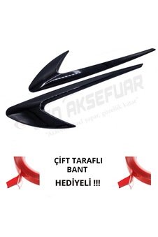 Volkswagen Amarok Çamurluk Venti Sağ - Sol Parlak Siyah