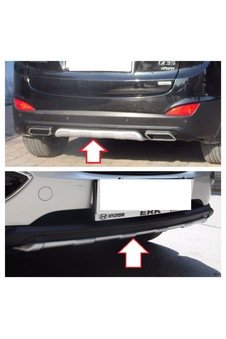 Hyundai İx35 Ön / Arka Difüzör Koruma Takımı (Plastik)
