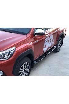 IMG-7747523331524488880.jpg Toyota Hilüx Revo 2015 Üzeri Yan Basamak Kaya Kaydırıçı Aqm - Görsel 1