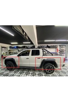 Vw Amarok 4 Parça Çamurluk Üstü Dodik Seti Orjınal Plastik